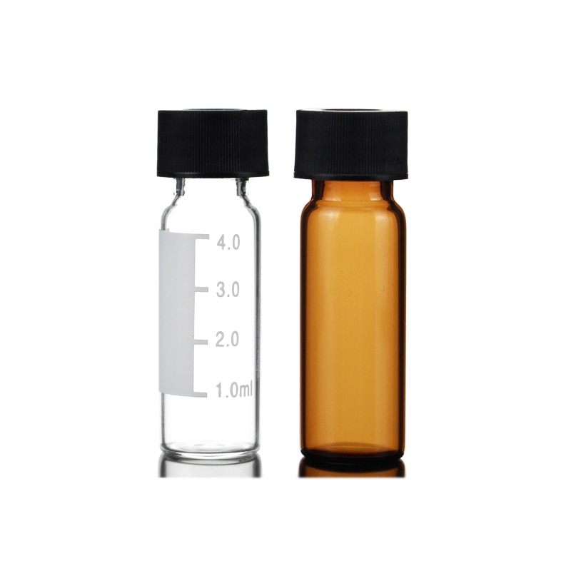 100 Pcs Chromatografie Autosampler Flesje 4 ml Glazen Reagensfles voor lab