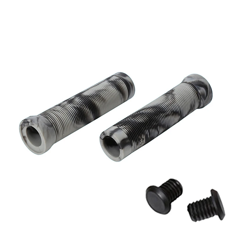 Punhos de borracha macia para guidão de bicicleta, manopla à prova d'água para mountain bike, à prova de poeira, antiderrapante: Dourado