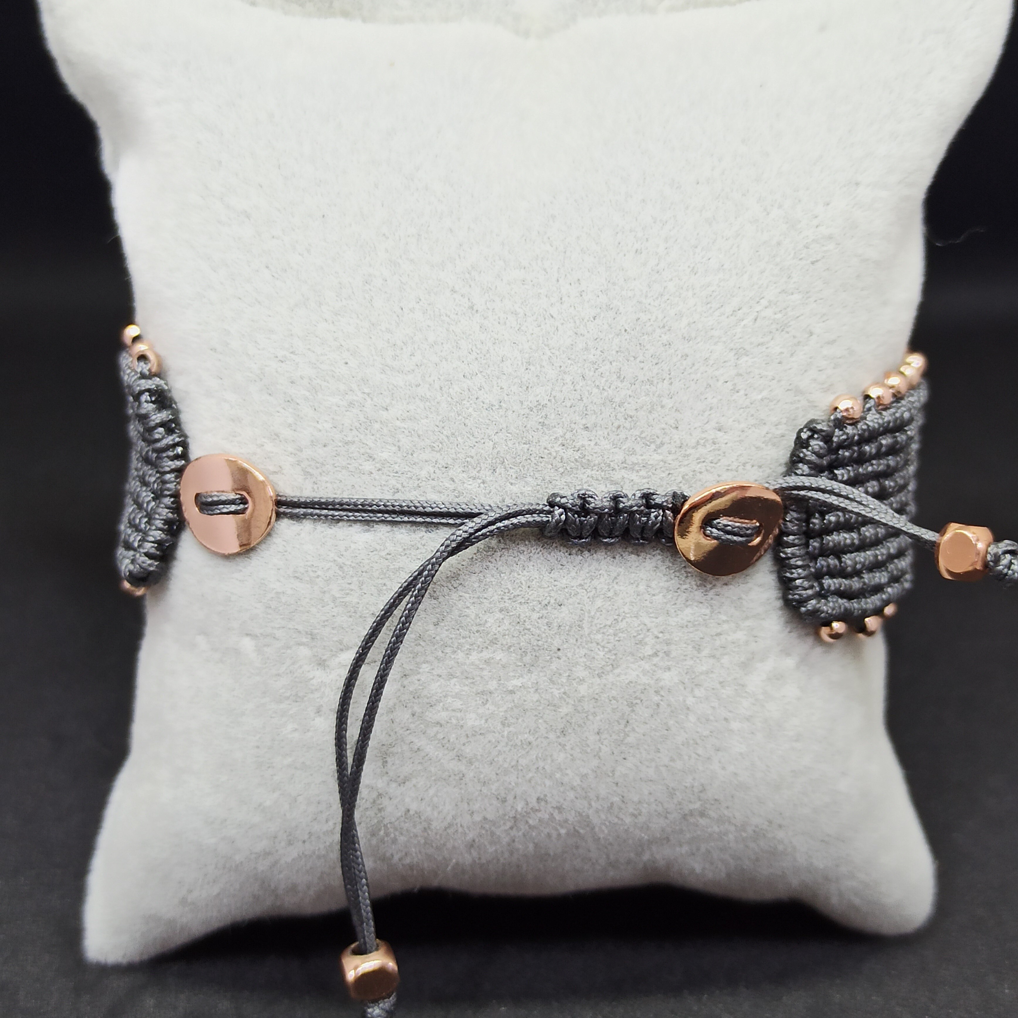 EL YAPIMI PARACORD İP ASANSÖRLÜ AYARLANABİLİR BİLEKLİK ÖZEL YAPIM KADIN BİLEKLİK MODA TAKILAR KIZLAR GRİ İP BUJİTERİ