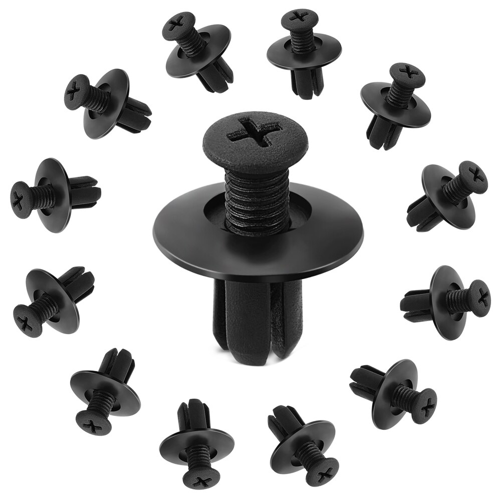 Coche de sujeción para parachoques 8mm agujero remache Clip retenedor para Mitsubishi asx l200 outlander lancer 10 pajero Mirage Attrage