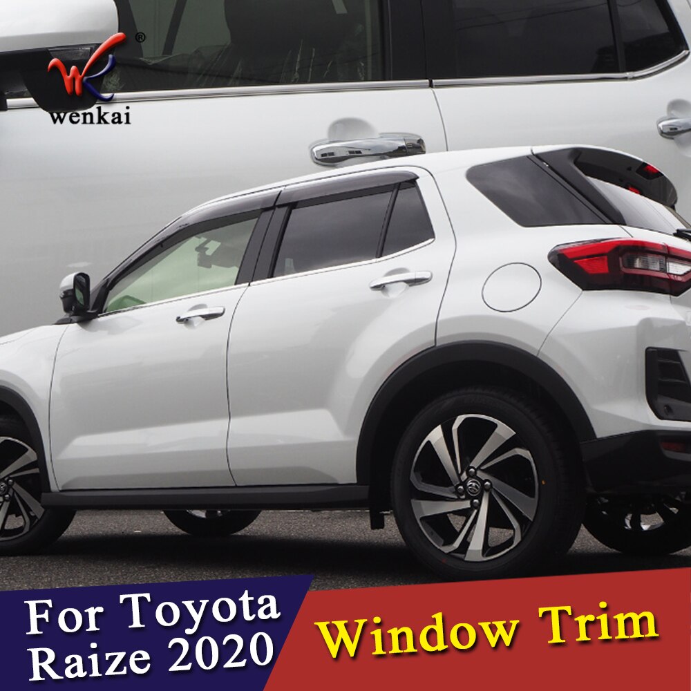 Stainless Steel Bottom Window SIll Trim For Toyota Raize Car Accessories Stainless Steel Bottom Window SIll Trim