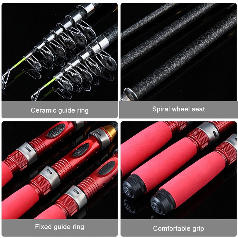 Zachte Staart Rock Draw Vlot Hengel Vissen Reel Karper Hengel Feeder Hard Telescopische Mini Hengel Houder zee Hengel