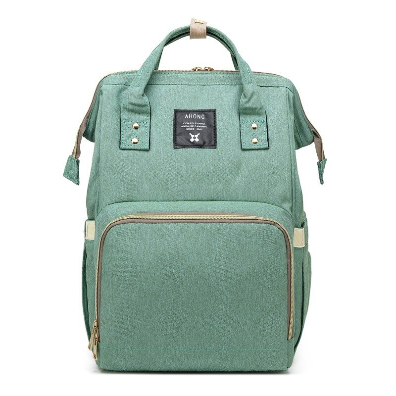 neue Stil Windel Tasche Multi-funktions Große-Volumen Mama Und Baby Rucksack Pflege Rucksack frauen Koreanische-stil Momm: Light Green