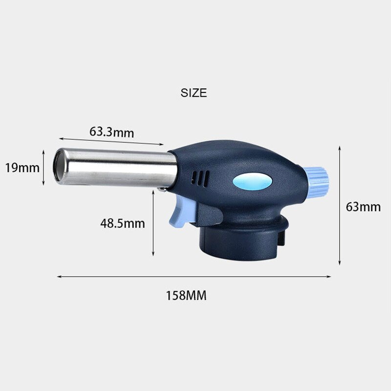 Latarka robić grilla miotacz ognia na butan palnik z automatycznym zapłonem zapalniczka robić pieczenia spawanie grill na zewnątrz płomień pistolet narzędzia kuchenne