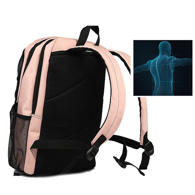 Women Gym Bag Pink Sport Bag For Women Fitness Waterproof Reflective Backpack Tennis Badminton Bag Softback Travel Bag Sac Sport