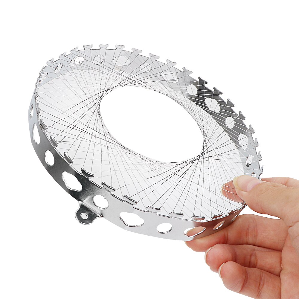 Energy Saving Round Mesh Gas Stove Torch Net Pot Stand Adapter Stainless Steel Aggregate Flame Windproof Cover Stove Accessories