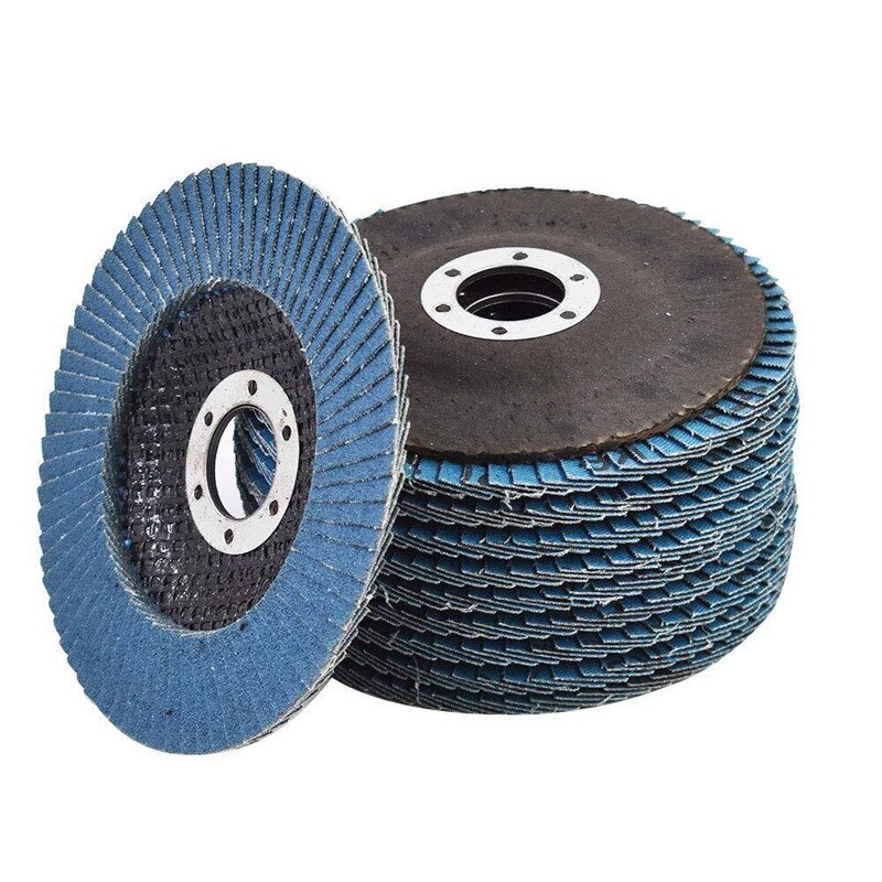 5pcs/10pcs Flap Discs 115mm 4.5 Sanding Discs 40/60/80/120 Grit Grinding Wheels Blades for Angle Grinder