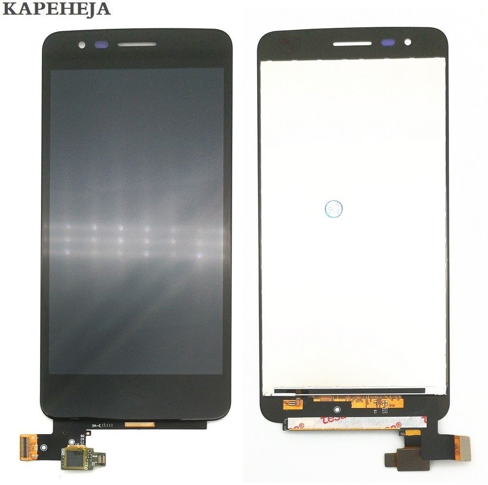 5.0 " för lg  k8 x240 x240h x240k lcd-skärm digitaliserare med pekskärm med ram