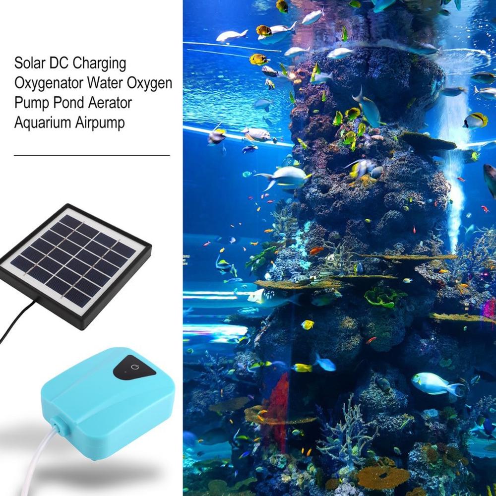 Solar- angetrieben Oxygenator Wasser Sauerstoff Pumpe Teich Belüfter Aquarium Luftpumpe Wasserdicht Für Aquarien Fisch Panzer Schwimmbecken Teiche