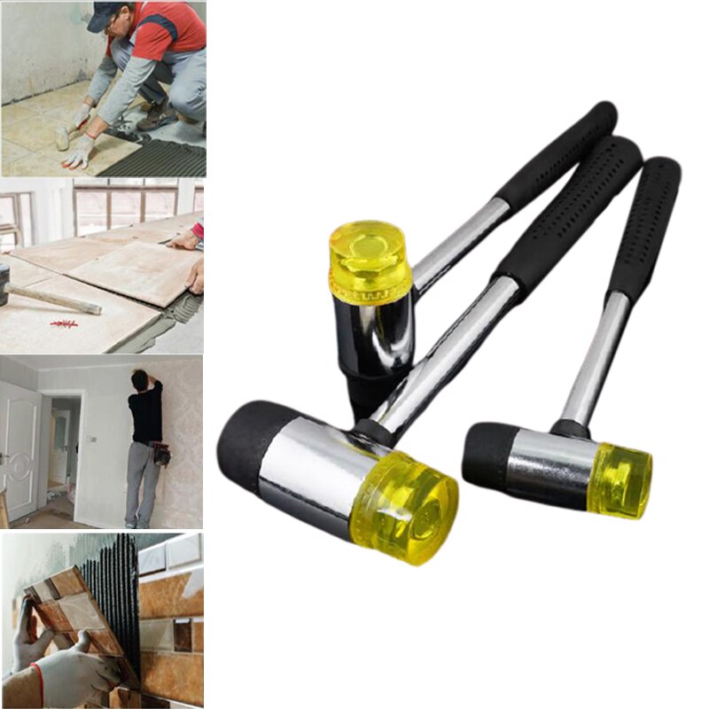 Practical Double Sided Rubber Hammer Hand Hammer DIY Multifunctional Leather Tool Durable Mounting Hammer