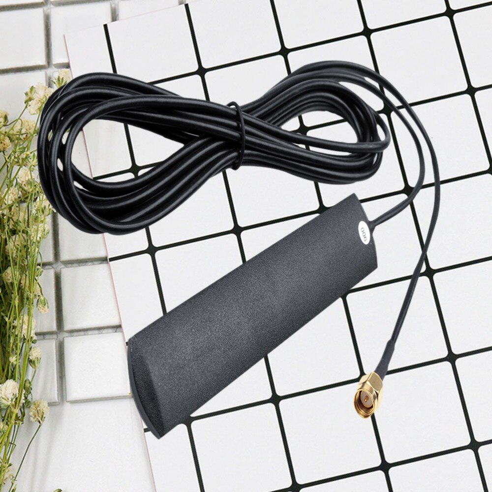 Vehicular Navigation Wifi Antenna 2.4G Car Decoration Roof Antenna Modified Antenna Black