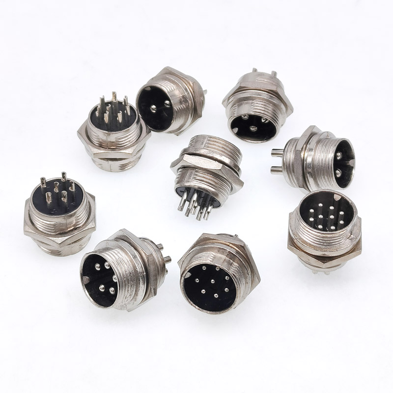 GX16*10PCS Cable Connector 5/8" 2Pin3pin4pin 5pin6pin7pin8pin9pin10pin Male Plug Female Socket Connectors