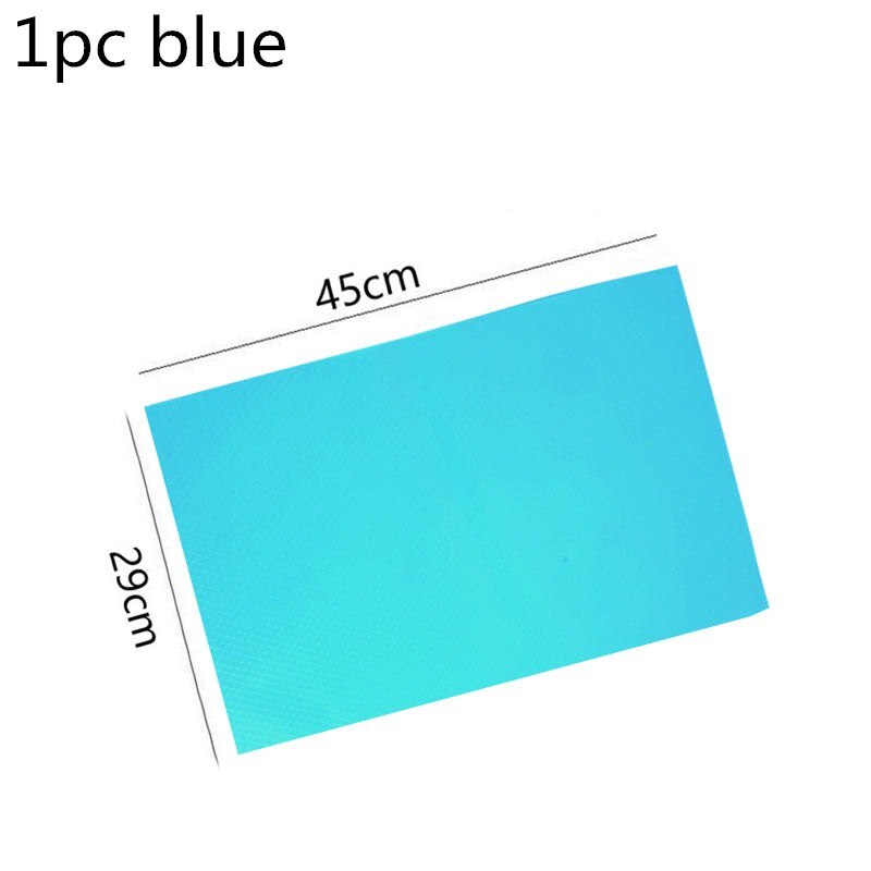 1pc/4pcs Refrigerator Pad Antifouling Mildew Moisture Tailorable Pad EVA Non-Slip Refrigerator Mats Fridge Pads: 1pcs 45X29cm blue