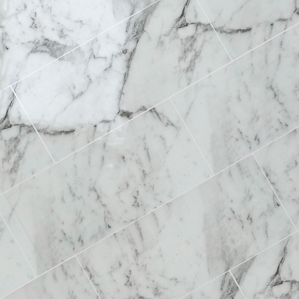 1 stk moderne natur marmor væg klistermærke pvc fliser overfører vandtæt selvklæbende tapet til køkkenbadeværelse: F