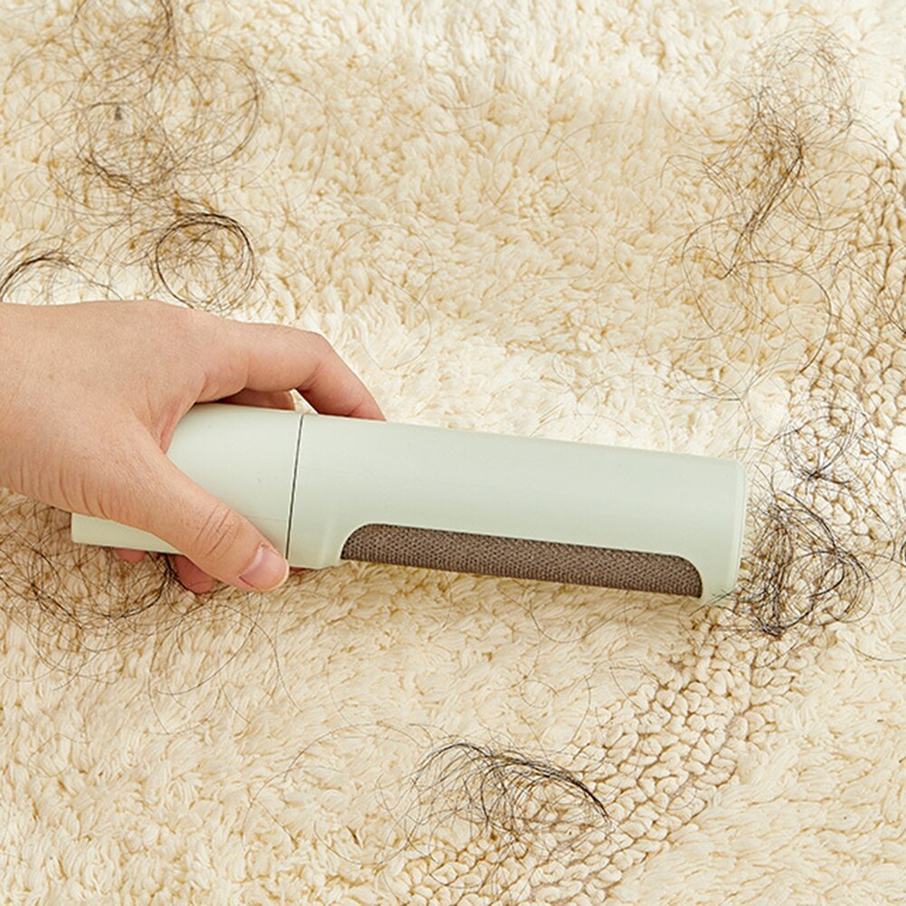 Reusable Pet Hair Remover Brush Lint Roller Self Cleaning Cat Dog Fur Hair Dust Removal Brush for Clothes Portable Effective