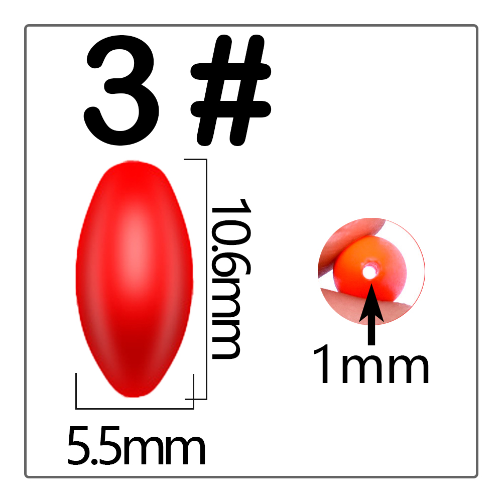 EVA Eye-catching Bean Fishing Float Fluorescent Drift Ball Foam Hit Indicator Fishing Float Buoyancy Ball Fishing Accessories: Red