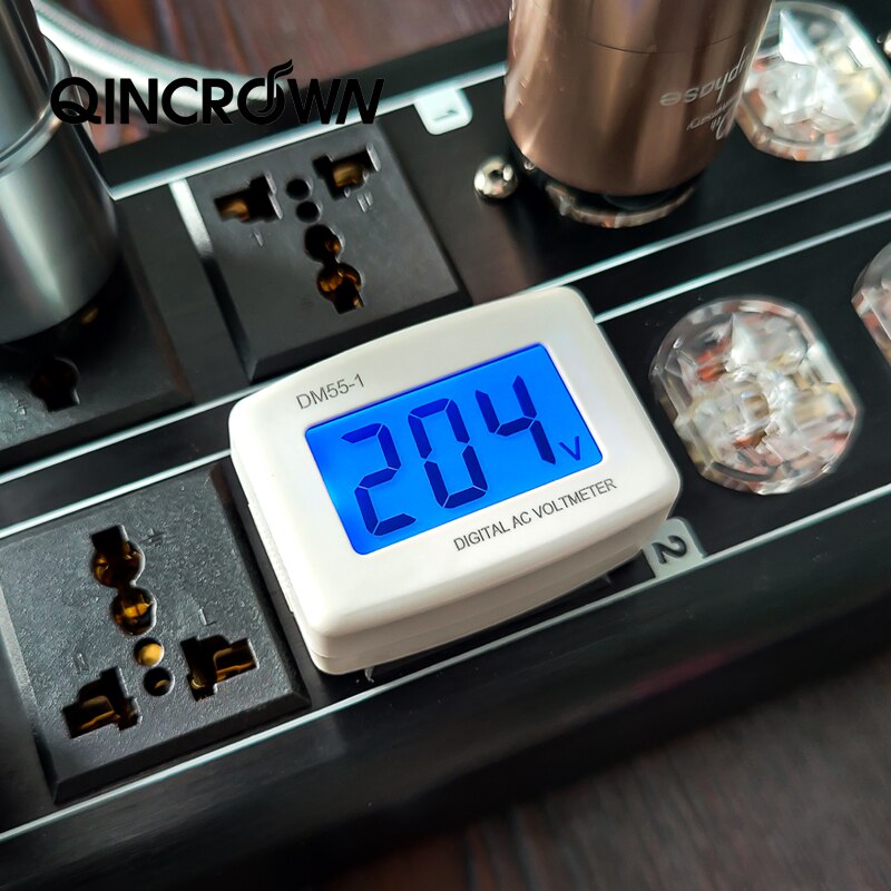 Digitale Voltmeter Ac 80-300V Us Plug Volt Meter Socket Voltage Tester Lcd Display Voltage Meter