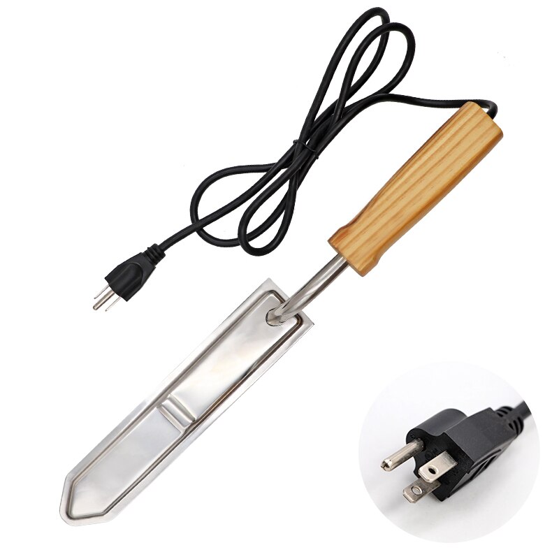Bienenzucht Biene Honig Elektrische Heizung Messer 110/220V Edelstahl Energie schneiden Honig Messer Biene Werkzeuge Biene Bienenstock imkerei Werkzeug: uns Stecker
