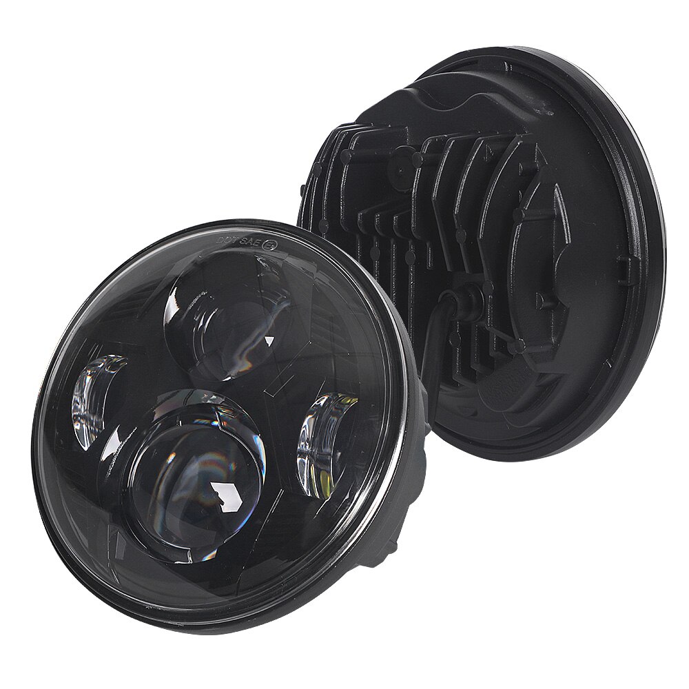 Faro LED de 5,75 pulgadas para motocicleta, proyector DRL para Harley, motocicleta, Sportster Street Glide, Daymaker H4 9003 Hilo