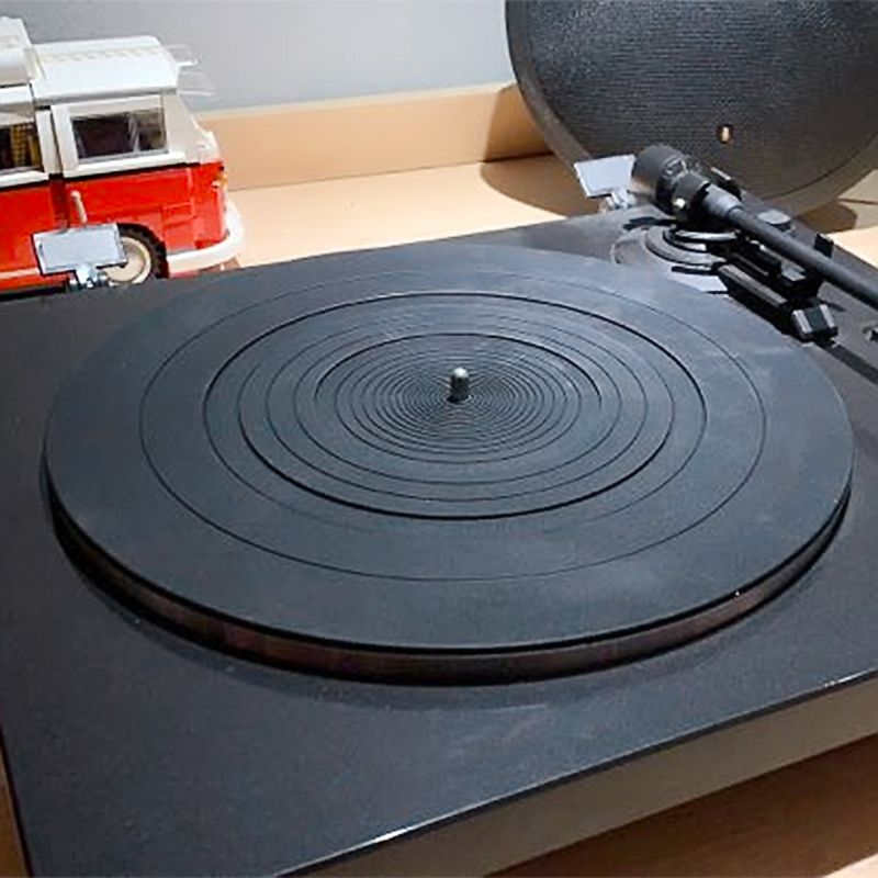 Alfombrilla antideslizante LP de goma antivibratoria de silicona para fonógrafo giradiscos accesorios para grabadores de vinilo