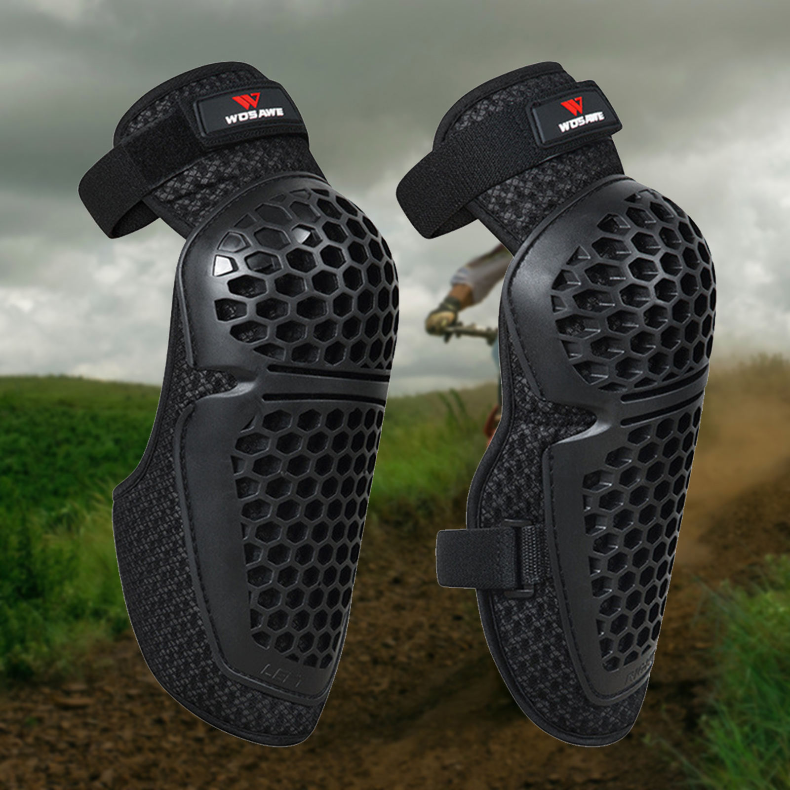 Chauffe-jambes West Biking, Genouillères Cyclisme/moto/skate, Noir, Taille Unique, Protection UV