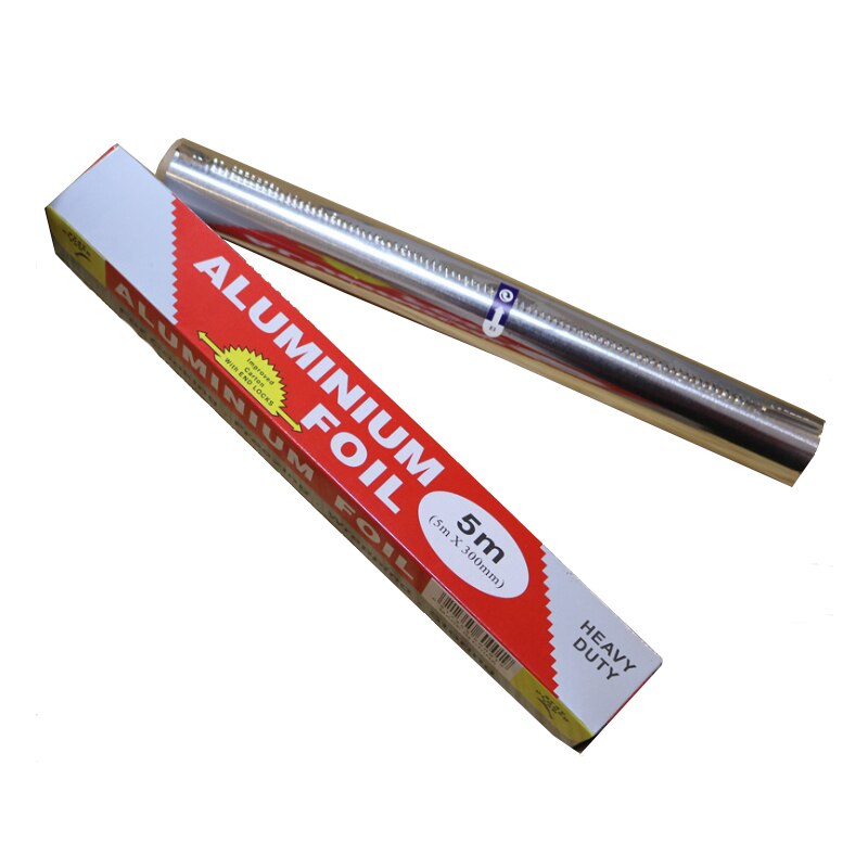 5M Tinfoil Bbq Speciale Aluminiumfolie Papier Voor Ovens Food Grade Verdikking Bakken Huishoudelijke Tinfoil Bbq Gereedschap