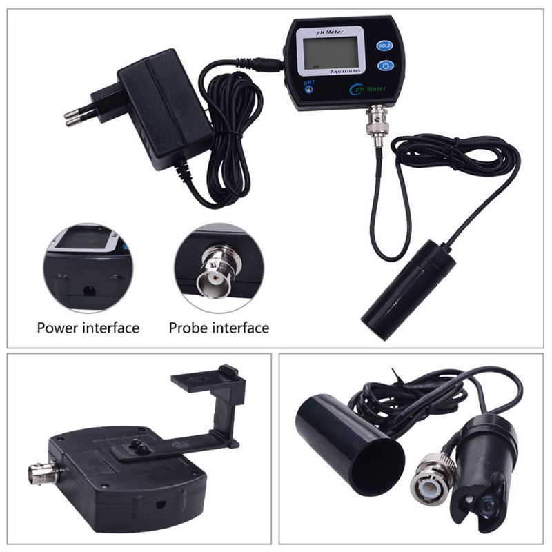 Portable PH Meter Tester Accurate Digital Pen PH-990 Pocket Aquarium Wine Urine LCD PH Test with large screen