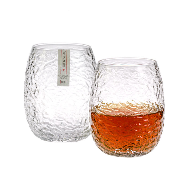 Ver à soie cocon marteau modèle manuel cristal Art vieux Verre à Whisky Verre Whisky Rock tasse bière vin verres à boire: 2 Pieces