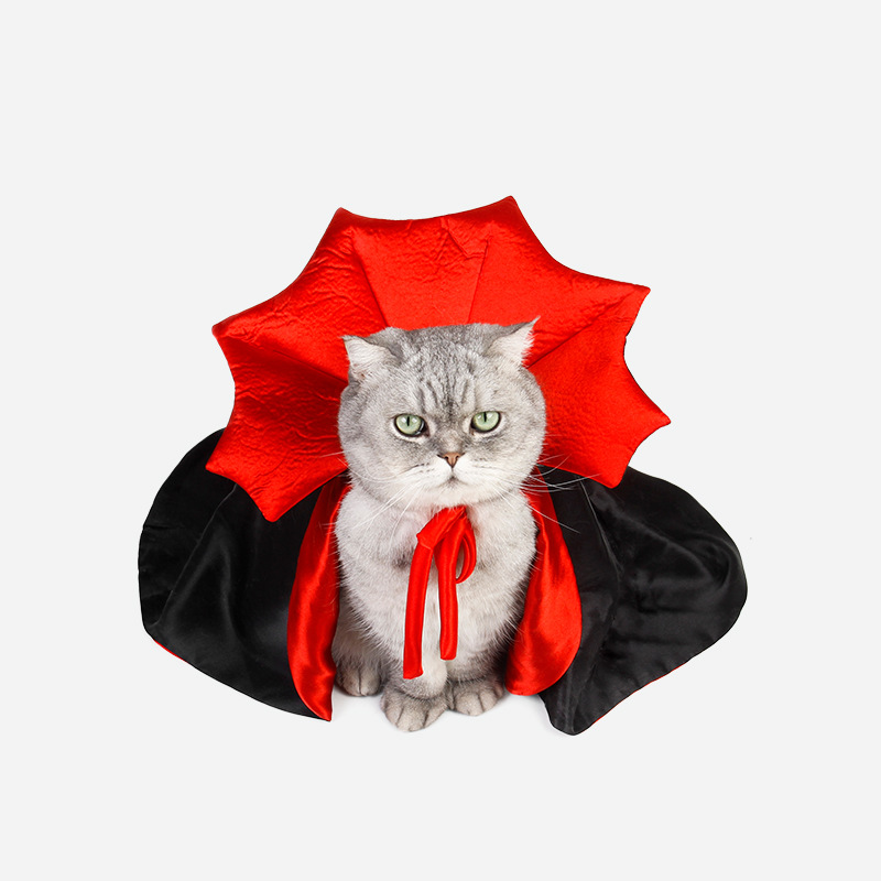Leuke Halloween Huisdier Kostuums Cosplay Vampier Mantel Voor Kleine Hond Kat Kitten Puppy Jurk Kawaii Huisdier Kleding Kat Accessoires