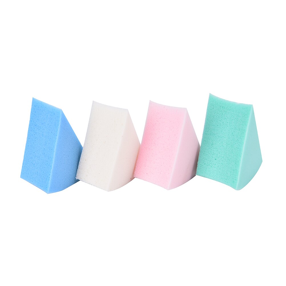 Make-Up Spons 8Pcs Driehoek Vormige Snoep Kleur Zachte Magic Gezicht Reiniging Cosmetische Puff Reiniging Wassen Gezicht Make-Up Esponja