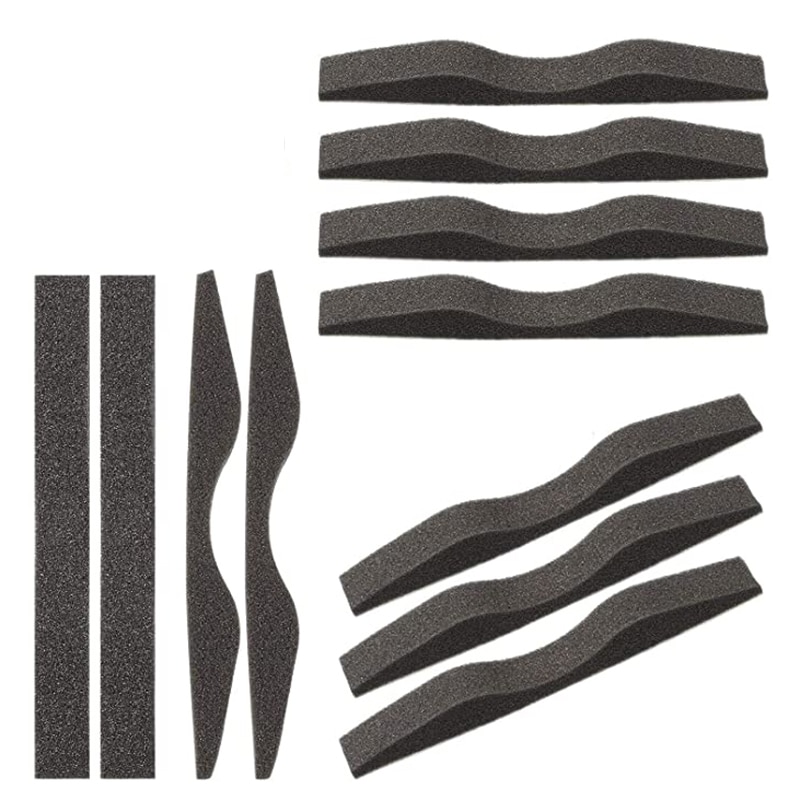 100pcs Microfiber Memory Foam Anti-Fog Nose Bridge Pads Self-Adhesive Protection Strip Seal Nose Cushion 100x10x10mm TB