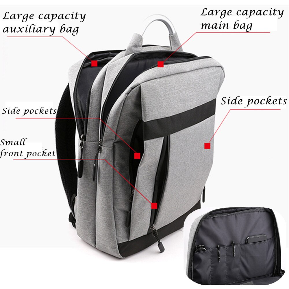 Multifunctional Briefcase Shoulder Portable Multipurpose Computer Bag Leisure School Bag 41*29*12CM