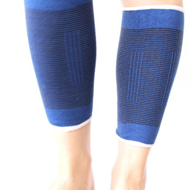 A Pair Polyester Cotton Sports Safety Shin Guard Protection 7