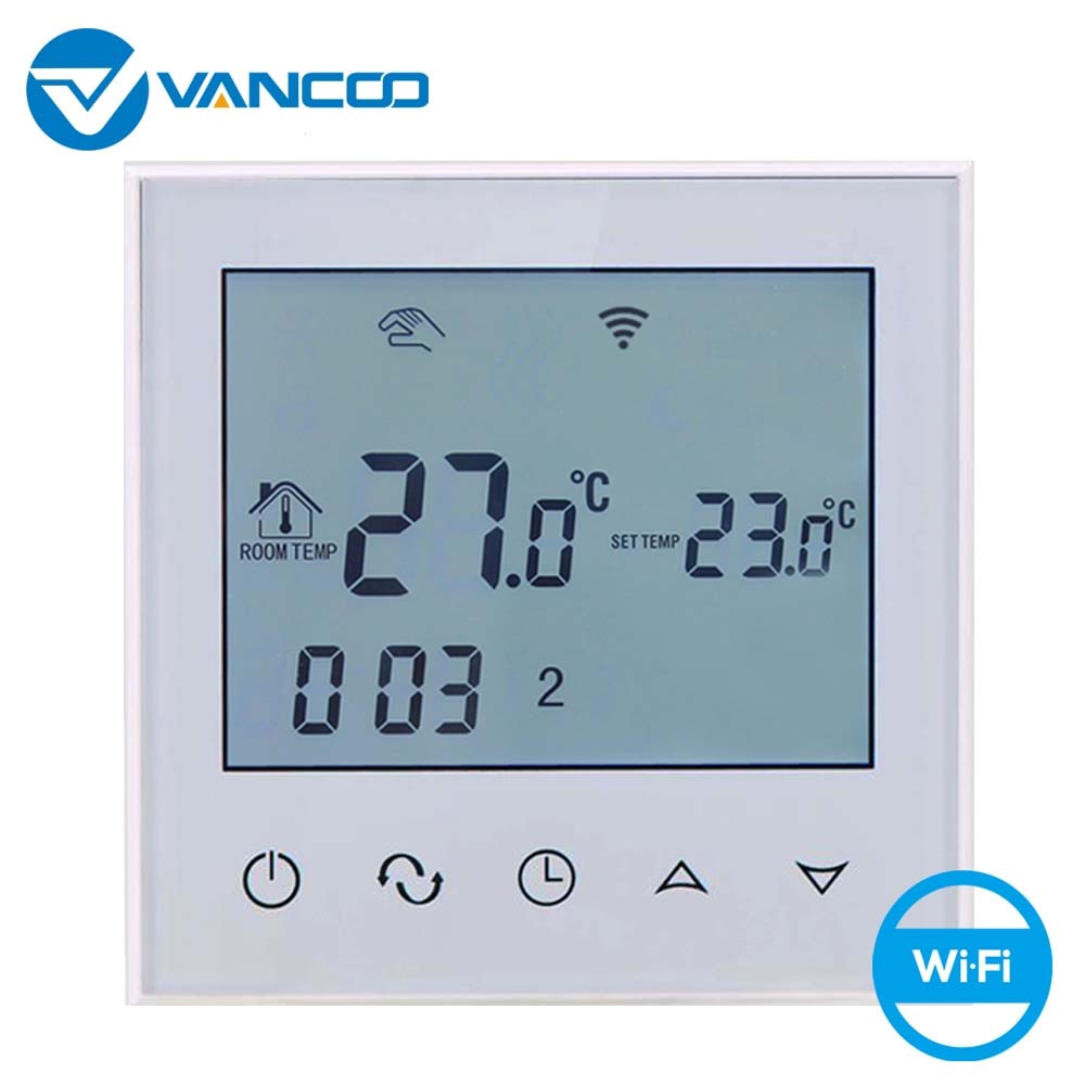 Vancoo Smart Thermostat 220V for Electric Heating Thermoregulator Wifi Underheating Temperature Controller Work with Beok APP