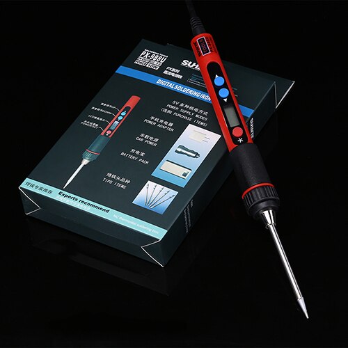 Verstelbare Temperatuur 5 V 10 W USB Soldeerbout Digitale LCD Soldeerbout Ijzer Soldeertin Lassen: USB Soldering Iron