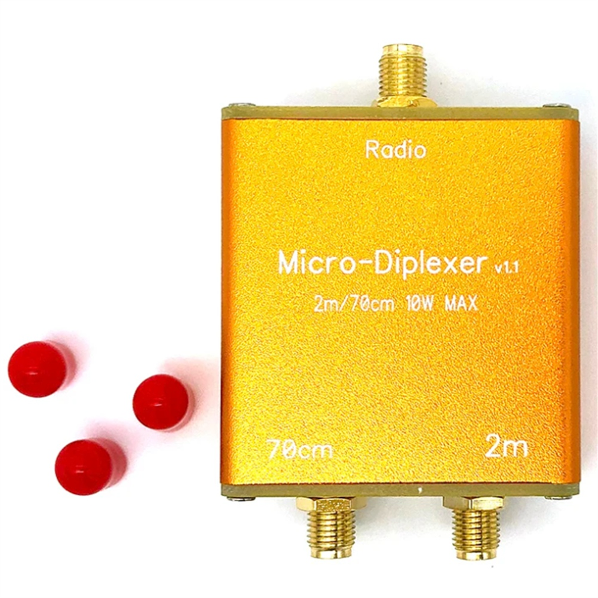 Filtro dúplex diplexor tipo micro de 10W V/U, 2m, 70cm, utilizado para colocar entre el transmisor y la antena (con carcasa)
