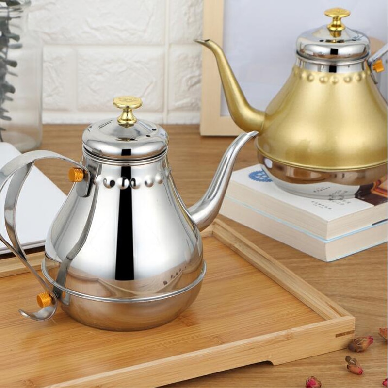 stainless steel tea pot with tea strainer teapot with tea infuser teaware sets tea kettle infuser teapot for induction