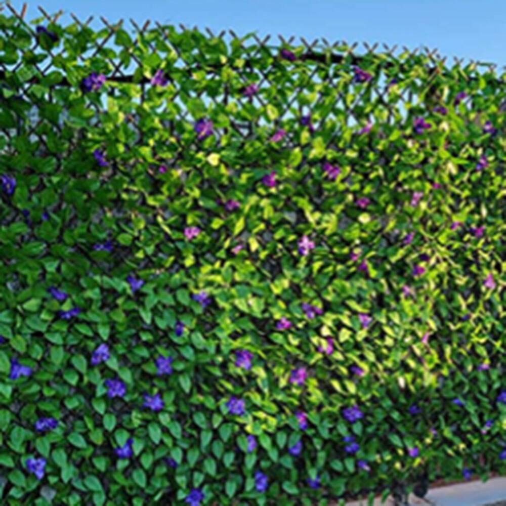 REOVE kunstmatige klimop Privacy omheining scherm, kunstmatige haag heg hek groen blad klimop