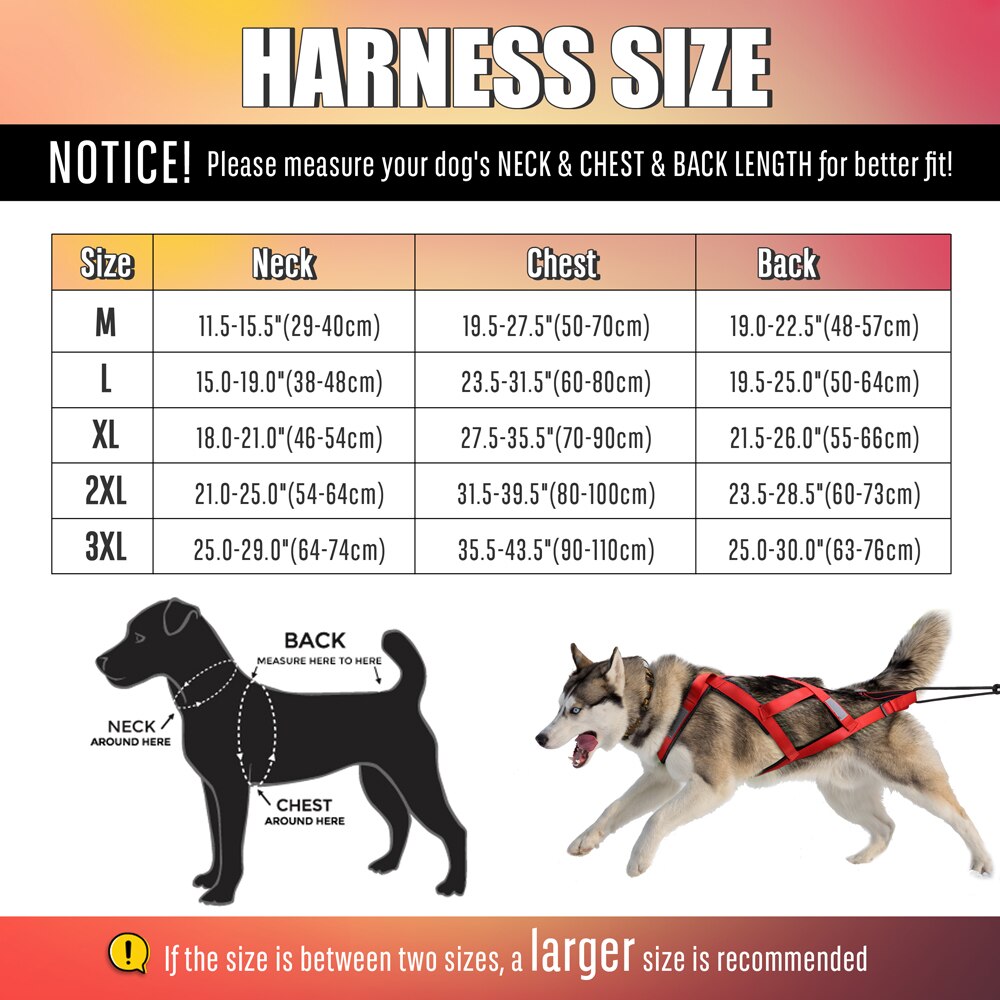 Waterdichte Hond Slee Trekken Harnas Huisdier Mushing Harness Voor Grote Honden Husky Huisdier Oefening Bikejoring Rodelen Skijoring Harnas