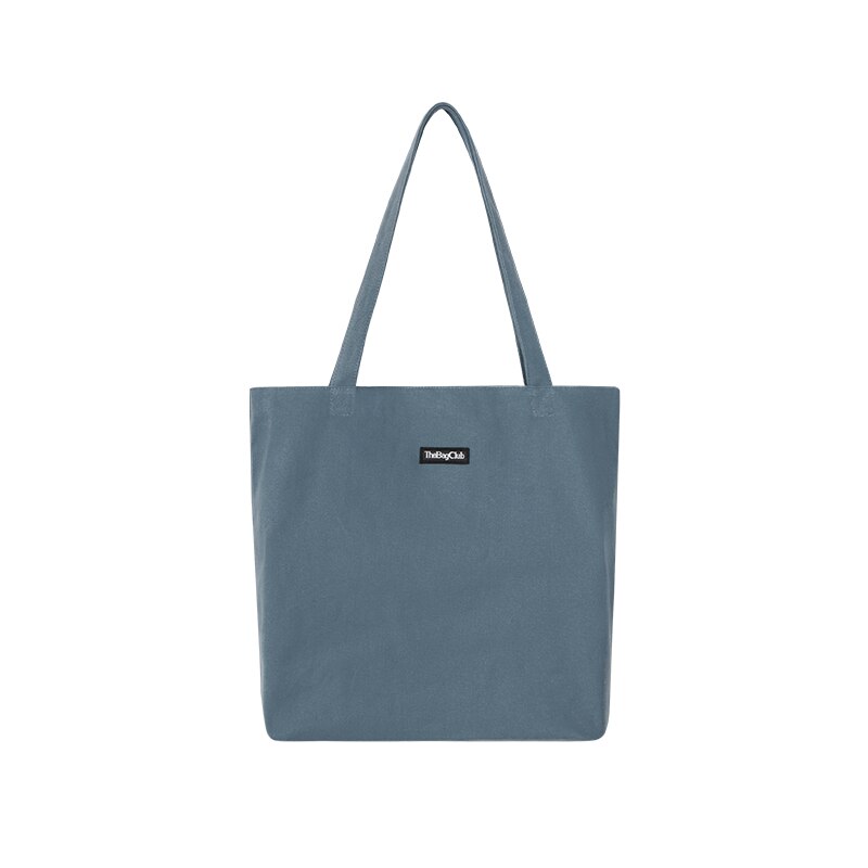 INFLAZIONE Unisex Borsa di 2020 di Estate Eco-Friendly Shopping Bag Semplice Tote Bag Donna di Alta Capacità Sacchetto di Tote di Viaggi Uomini 361AI2020: Grey Blue