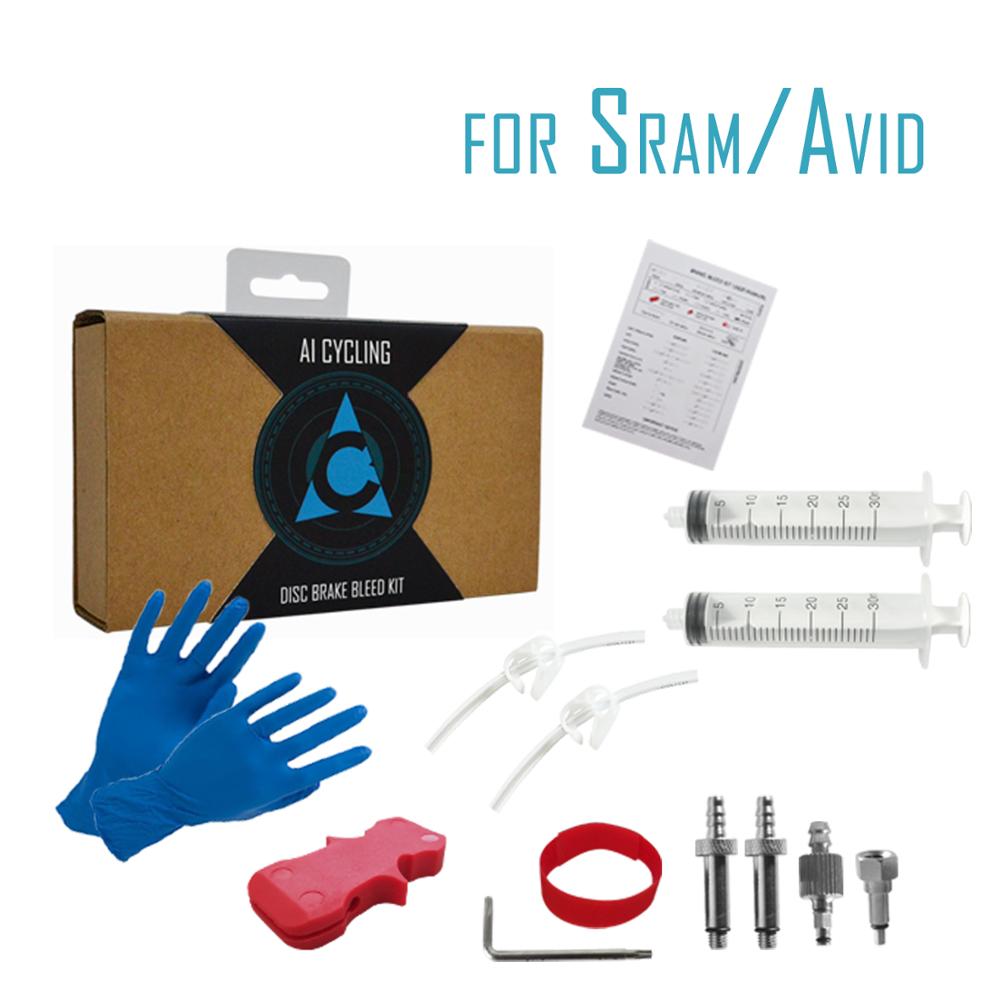 Bicycle Bleed Kit Hydraulic Disc Brake tool for SHIMANO AVID SRAM MAGURA ZOOM FORMULA HAYES NUTT Brake