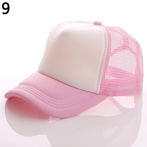 Unisex Attractive Baseball Cap Trucker Mesh Blank Visor Adjustable Sun Hat: 9