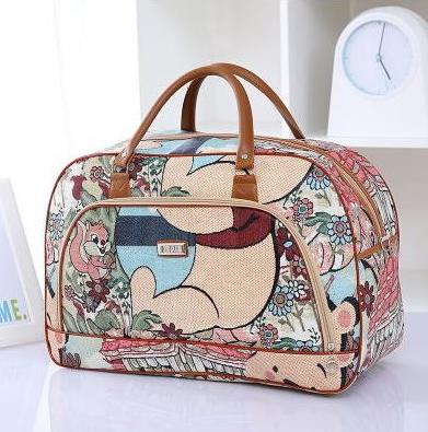 Travel Bag Large Capacity Hand Sac a Main Luggage Weekend Bags Ladies PU Leather Travel Duffle Bags for Women LGX28: 04 big size