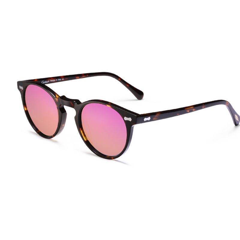Carfia Gafas De Sol Mujer Hombre Polarizadas Redondas lentes de sol Gregory Peck Women Vintage Sunglasses 100% UV400 5288