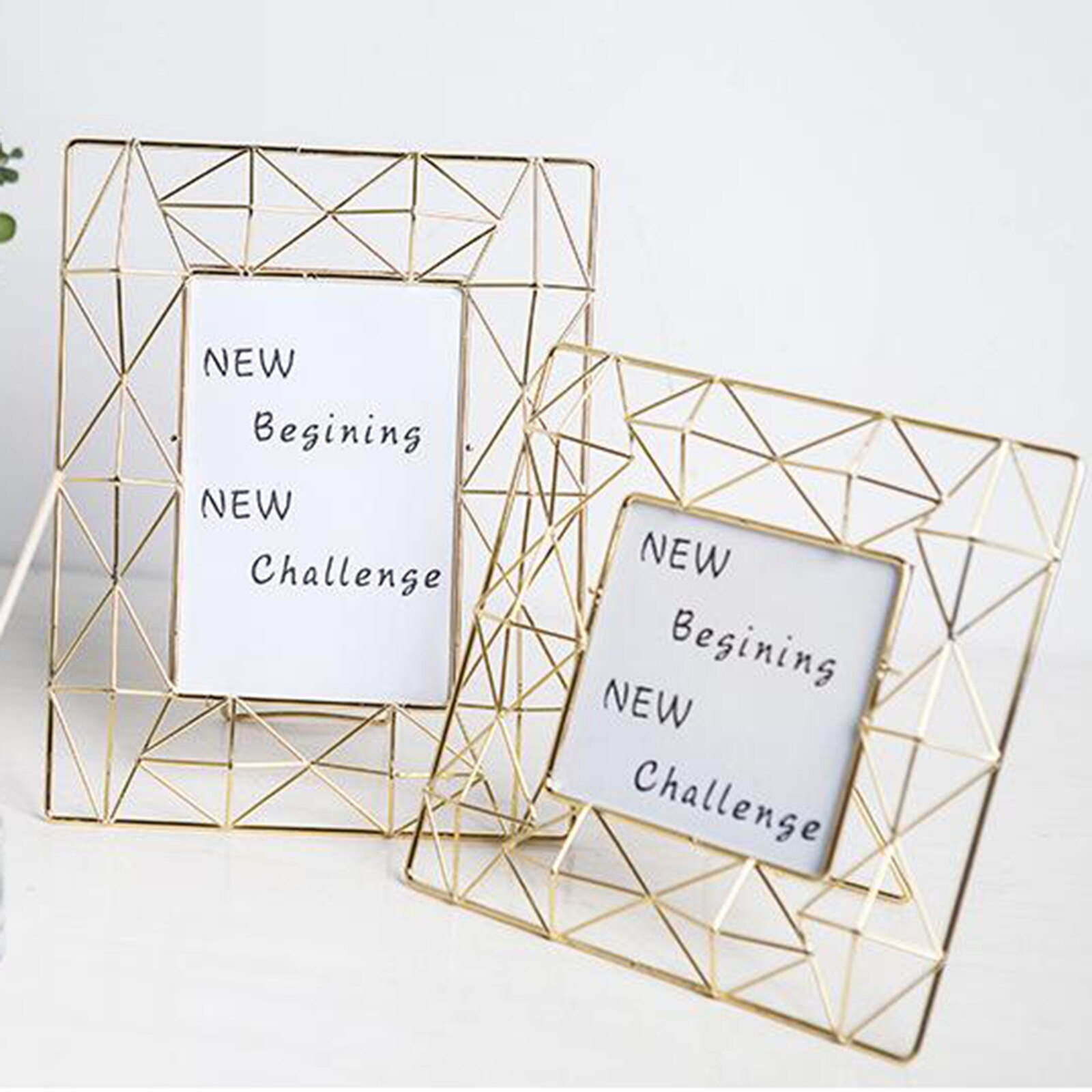 4x6 inch / 4x4 inch Picture Frames Display Pictures for Desk 4 inch black