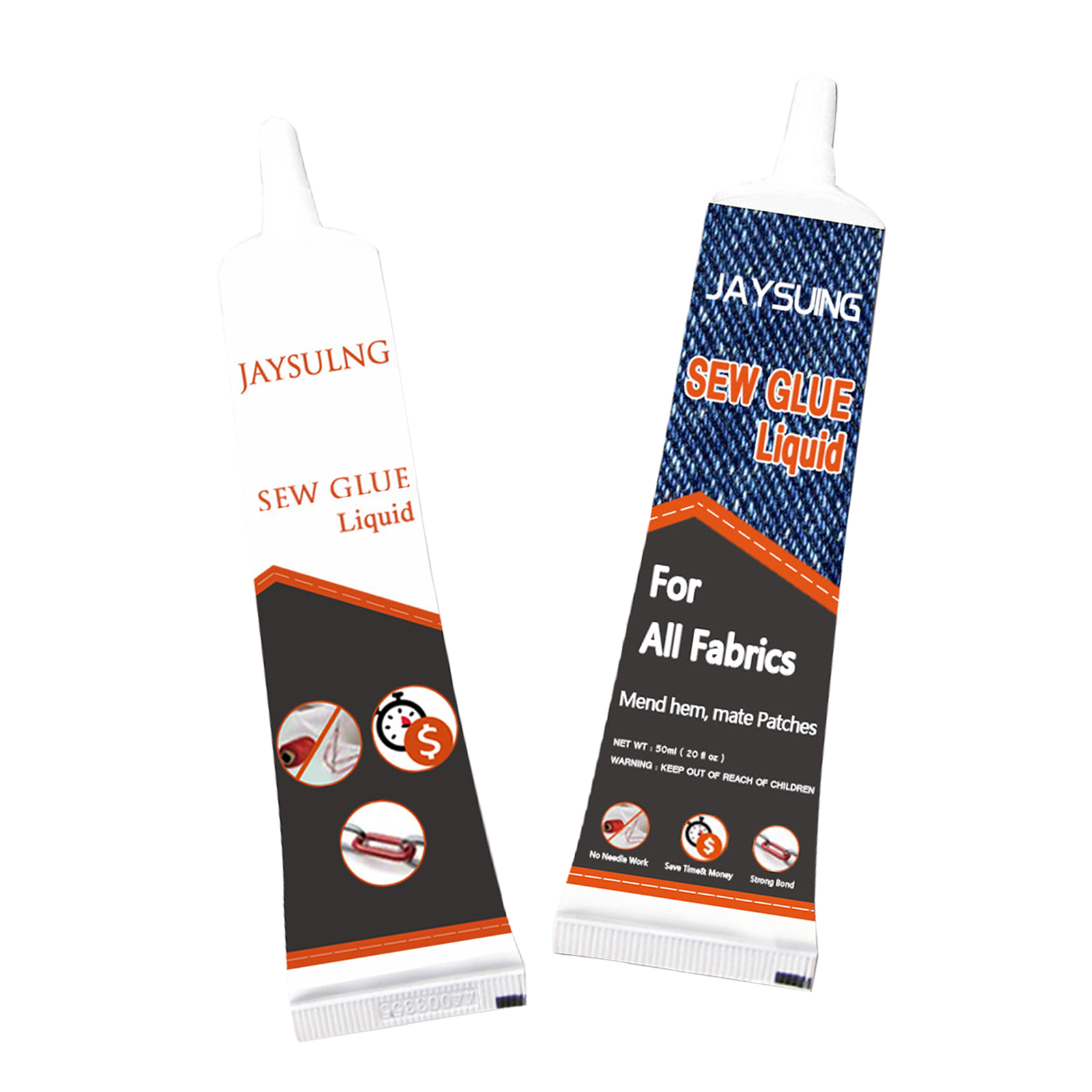 Fabric Glue Waterproof Liquid Patchwork Sew Glue Bonding Knitting Sewing Solution for Cotton Linen Denim Repair Stitching