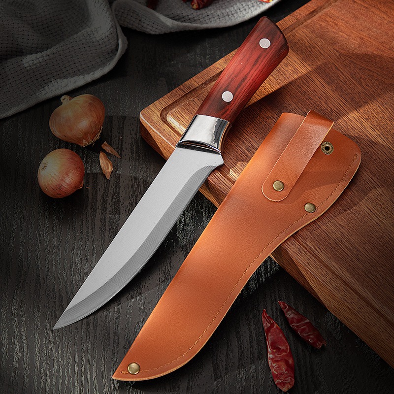 Cuchillo para deshuesar cerdo, cuchillo especial para matar carnicero, matanza de ovejas, cuchillo para pelar, sangría, cuchillo afilado, cuchillo para fruta, corte de carne spli: Verde