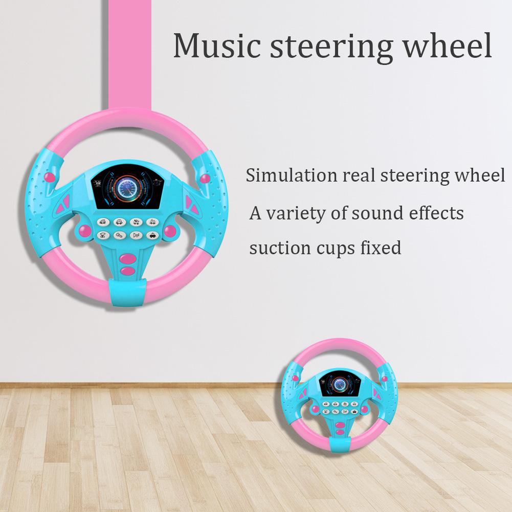 Baby Stuurwiel Elektrische Speelgoed Muziekinstrumenten Geluid Simulatie Voor Kind Ouder-kind Interactie Nauw Verenigde