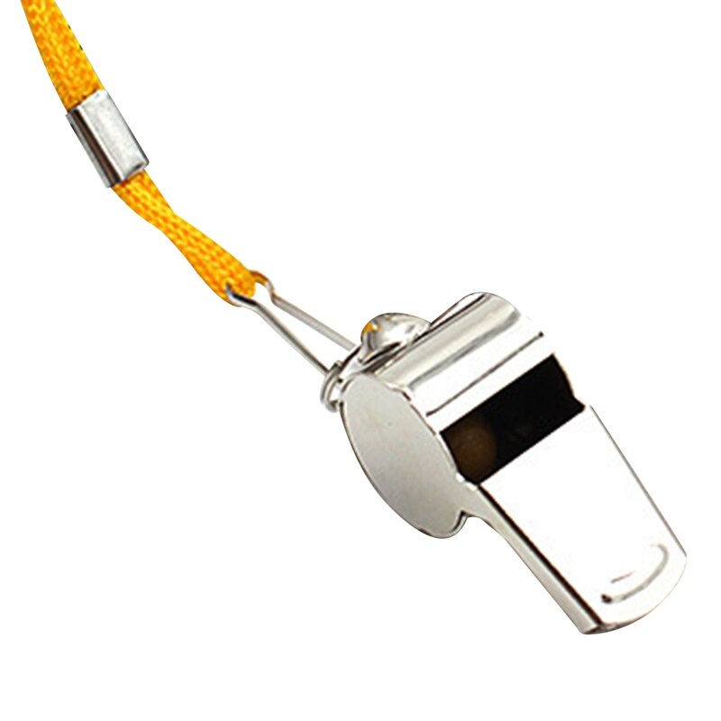 Referee Whistle Stainless Steel Extra Loud Whistle For School Sports: Default Title