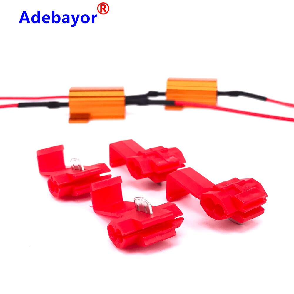 2PCS/set 25W 6ohm 12V Load Resistor Resistance for Car LED Flash Indicator Controller CANBUS Problem